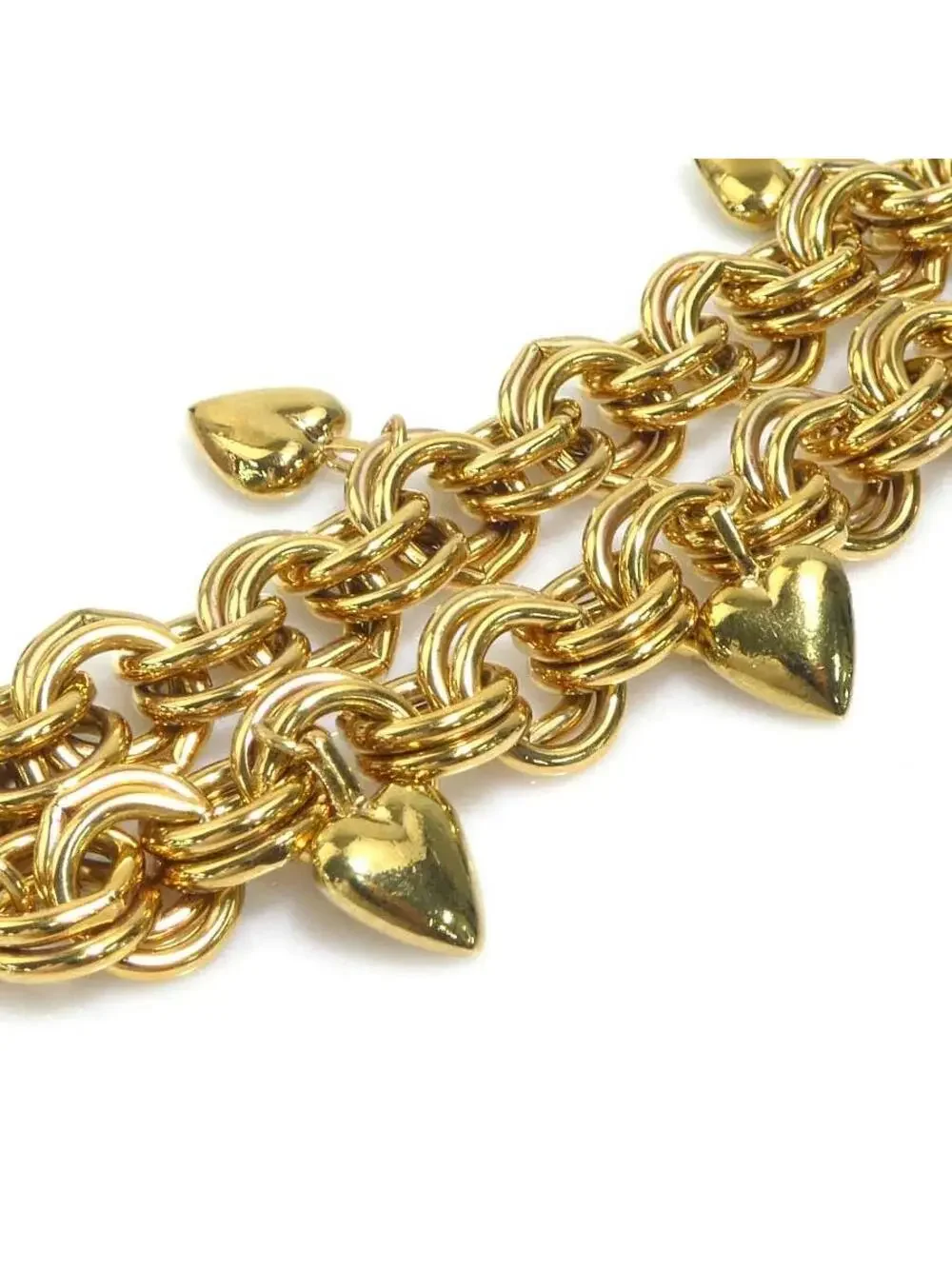 Auth Saint Laurent Bracelet Gold Metal #302626S18B